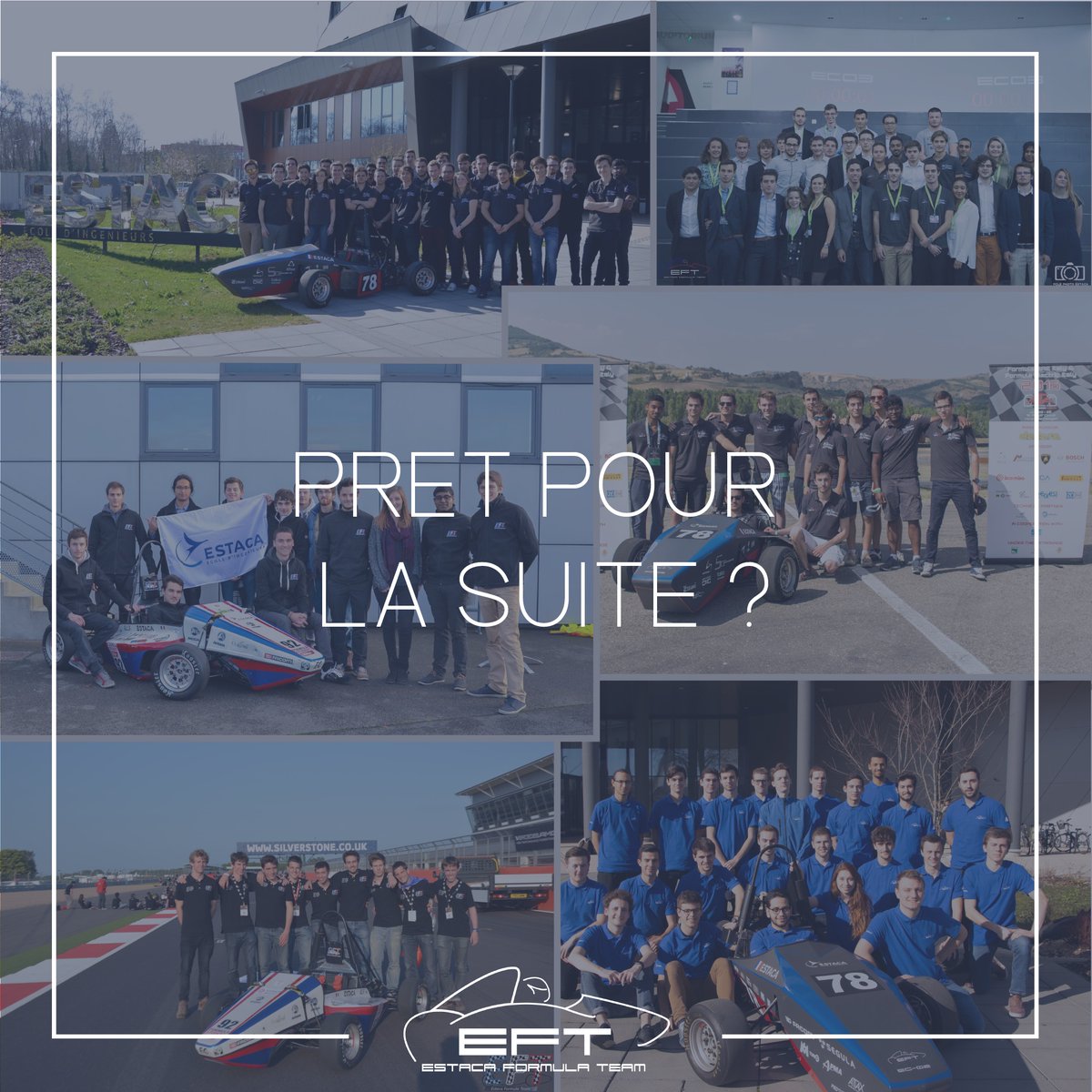 EFT_FSAE's tweet photo. 🏁🇫🇷EFT will be back soon ! 🏁🇫🇷
Vous ne le savez peut-être pas encore mais l’EFT se dote d’une nouvelle équipe pour la rentrée et celle-ci n’a pas chômé depuis sa prise de postes ! Communication, roulage, compétitions et projets pour l’année… Bientôt sur notre chaine !! 😍 https://t.co/WVXgz4NQbo