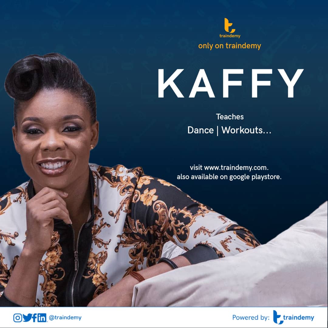 vindigins's tweet photo. Kaffy needs no introduction. She is a Guiness World Record holder, Dance instructor, choreographer, fitness coach, CEO and founder of Imagneto Dance company.
She'd be sharing her stories, experience and lessons in her first ever online class on Traindemy.
#kaffydance #traindemy https://t.co/snDUwwEbeG