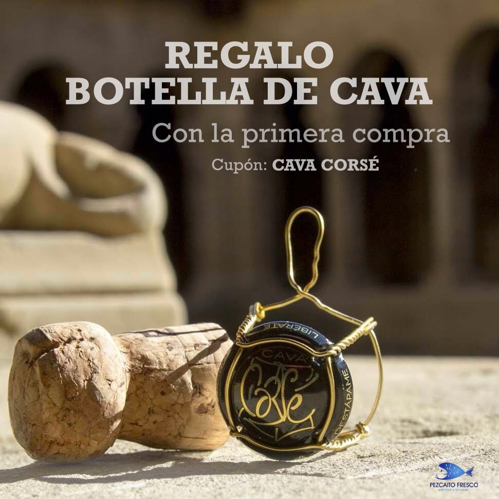 ¿Quieres disfrutar de una botella de Cava Corsé de regalo?

Añade el cupón CAVA CORSÉ en tu primera compra y nosotros te lo llevamos. Visita nuestra web pezcaitofresco.com