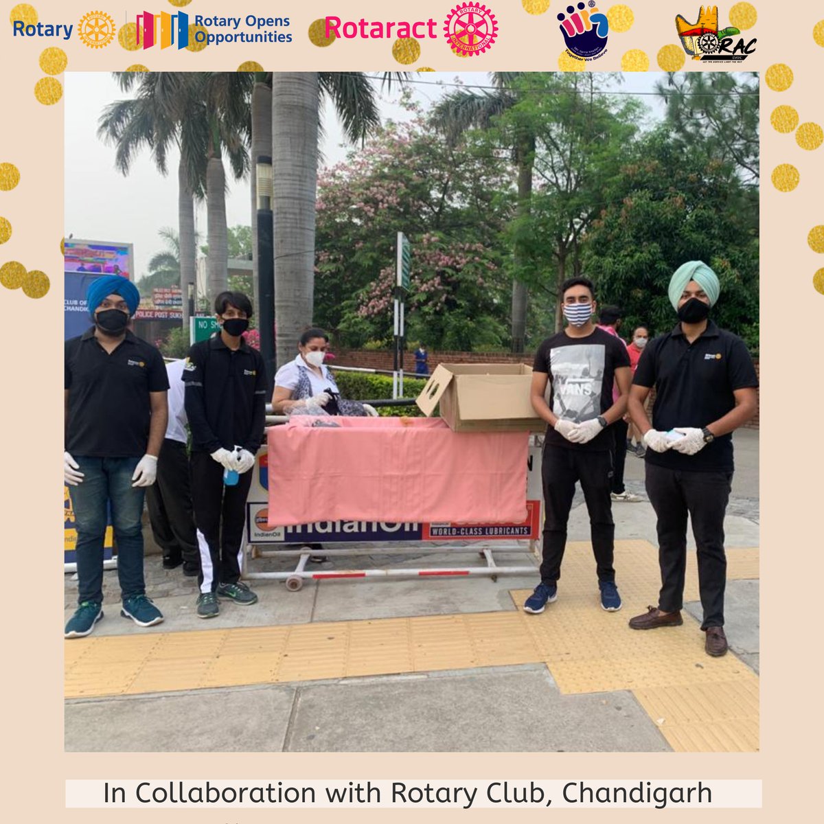 DavcRotaract's tweet photo. The Rotaract club of DAV College Chandigarh organised a donation drive alonside Rotary Chandigarh at Sukhna lake from 6 am to 8 am. We donated the N95 masks and cotton masks to the people present there. Around 350 masks were donated.
#RAC_DAVC #rotaract #rotaryinternational https://t.co/pZDmNEtlFa