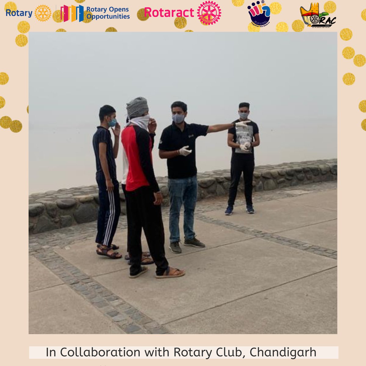 DavcRotaract's tweet photo. The Rotaract club of DAV College Chandigarh organised a donation drive alonside Rotary Chandigarh at Sukhna lake from 6 am to 8 am. We donated the N95 masks and cotton masks to the people present there. Around 350 masks were donated.
#RAC_DAVC #rotaract #rotaryinternational https://t.co/pZDmNEtlFa