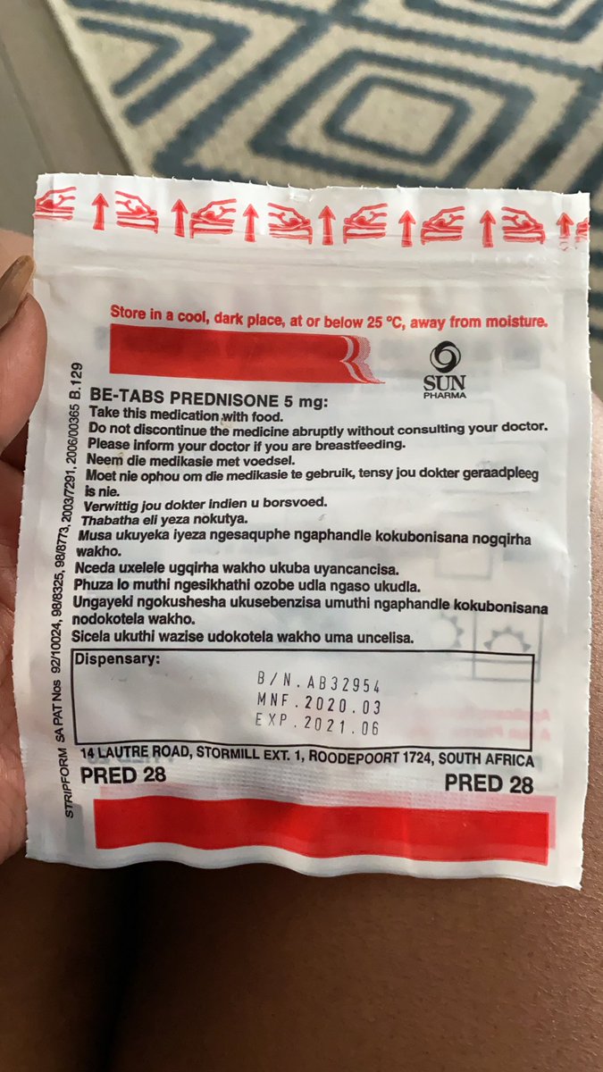 Prednisone tablets ! Really help but this is a steroid though so I wouldn’t recommend it unless it gets really bad !, my mom took 8 a day (4 in the morning , 4 at night ) ...you do need a prescription for these .