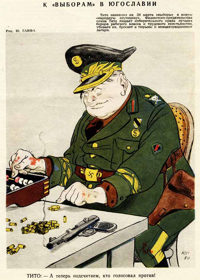 kgb_files's tweet photo. Tito in Soviet cartoons, 1949-1951 https://t.co/7AB5eiCjmR