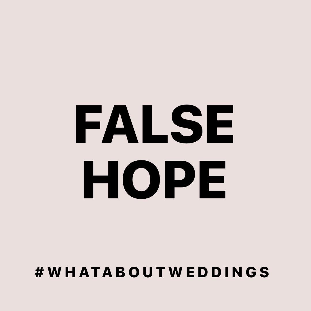GuidesForBrides's tweet photo. It’s a week since @BorisJohnson said we could have small wedding receptions from 1st August yet we still have no clarity and STILL no parity for weddings of all faiths and all cultures.
⠀⠀⠀
Follow #WhatAboutWeddings. suppliers, venues, couples - we are all in this together. https://t.co/zw9QAFg6kP