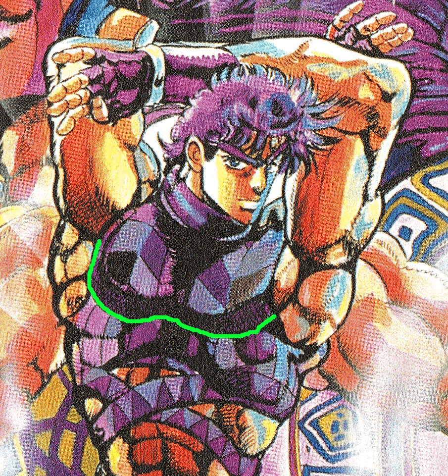 GrandGuerrilla's tweet photo. instead of just guessing how they look like). Parts 1-6 were variations on his earlier styles in which he went with even more stylised approach. In SBR he started going for more pseudo realistic look thats still there to this day https://t.co/6K1fEozCxa