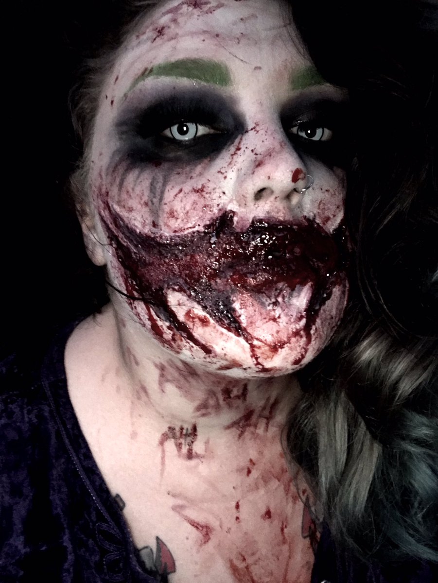 The Joker #TheJoker #DCcomics #Batman #SFX #MUA #makeup #Horror #Arkhamasylum