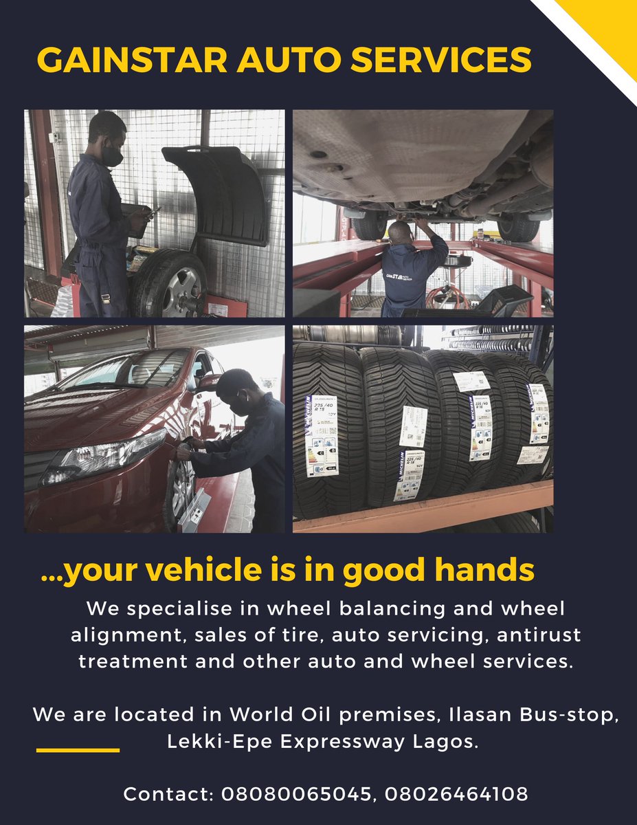 If you’re ever concerned about your for any reason, it’s always a good idea to have them inspected by a professionals. Remember that #TyreChecks and #TyrePressure are free services @gainstarautos
