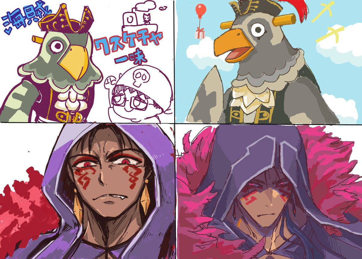 47129556年ぶりに絵チャした 推しを描きあう会 