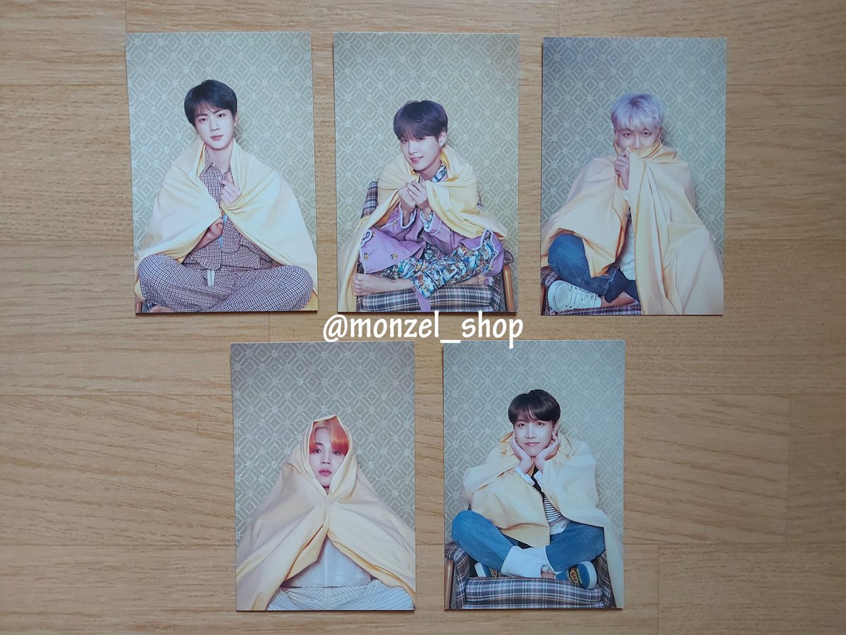 monzel_shop's tweet photo. READY STOCK

#MZ_BTS

WTS (WW &amp; INA)
BTS Map of the Soul : Persona Post Card
    ↳ Availability :
        - RM / Jhope @ 20 K / $2
        - Jin @ 30 K / $3
        - Suga / Jimin @ 40 K / $4 https://t.co/pUyAWmtZBG