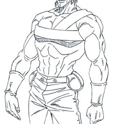 GrandGuerrilla's tweet photo. instead of just guessing how they look like). Parts 1-6 were variations on his earlier styles in which he went with even more stylised approach. In SBR he started going for more pseudo realistic look thats still there to this day https://t.co/6K1fEozCxa