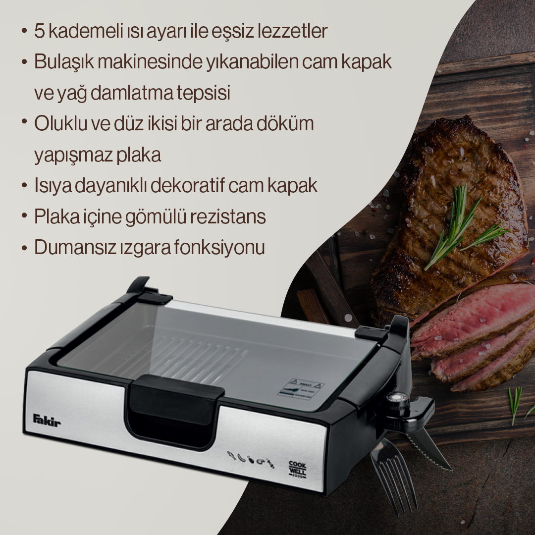 FakirEvAletleri's tweet photo. Cookwell 2000 Elektrikli Izgara’nın dumansız fonksiyonu ile mangal lezzetinde et yemekleri sofranızda! #EvinizeSağlık #FakirEvAletleri #KurbanBayramı #Cookwell #ızgara #et https://t.co/PAdKIrKAJK