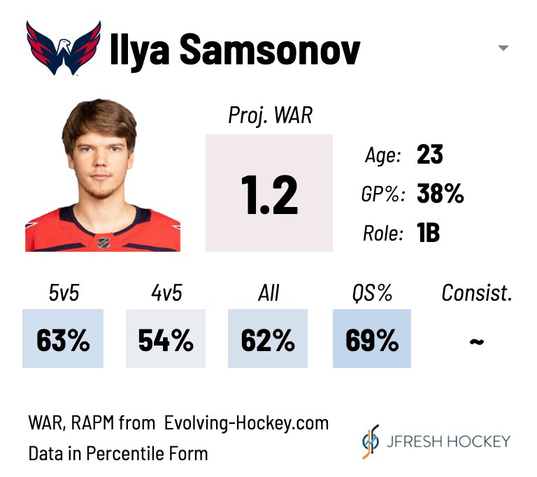 Ilya Samsonov Stats and Player Profile