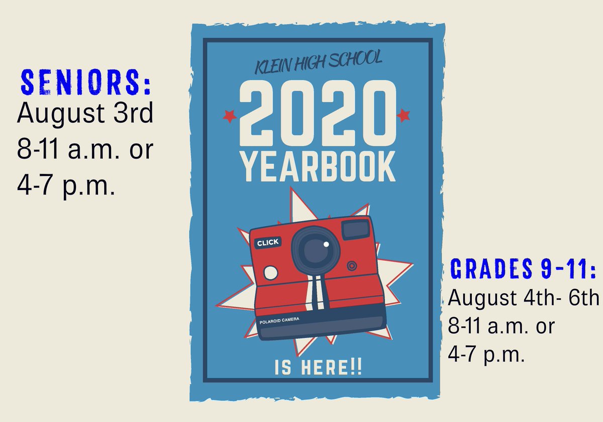 Hello Kats, our yearbooks are in and they are amazing. Thanks to all of our students and Mrs. O for putting their heart and soul into making this yearbook a great one. Please see the link and picture below for more details. 

buff.ly/3hykPyK