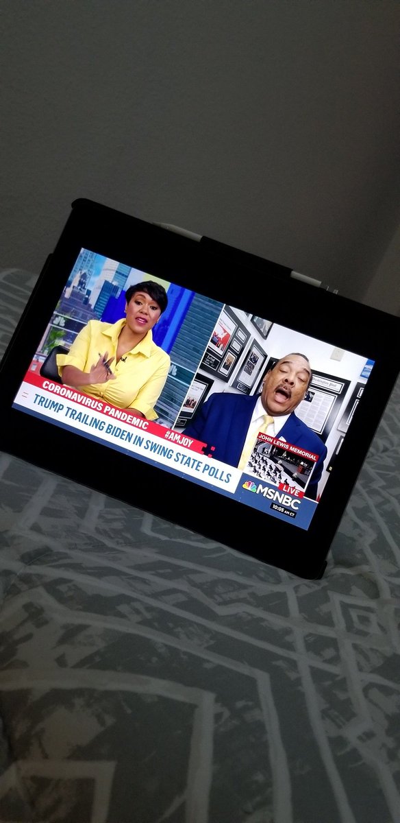 tc_since1982's tweet photo. Tuned in from Spain!  Ms. Cross holding court!

Black Woman Magic 7 days a week! #AmJoy #TheReidOut https://t.co/sJShVRIs8b