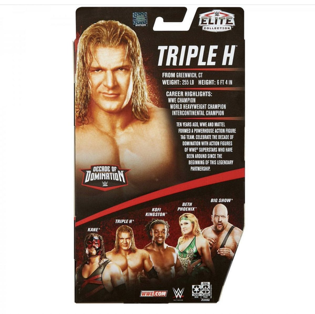 WWE Mattel Triple H Decade Of Domination Elite Collection Walmart Exclusive 