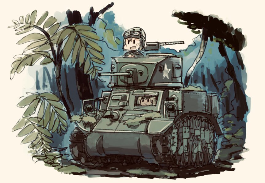 「最新のデジタル技術と当時の資料を元にモノクロ映像をカラー化、あの戦いを振り返るN」|カンブリちゃん🏝のイラスト