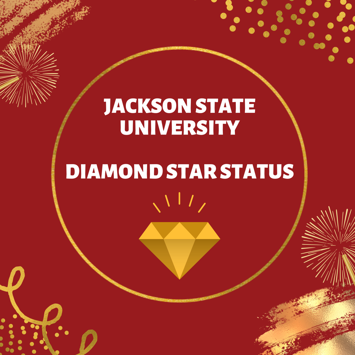 We are thrilled to announce our Diamond Status Winner! Congrats to the NSCS Chapter <a href="/JacksonStateU/">Jackson State U.</a>  #NSCS