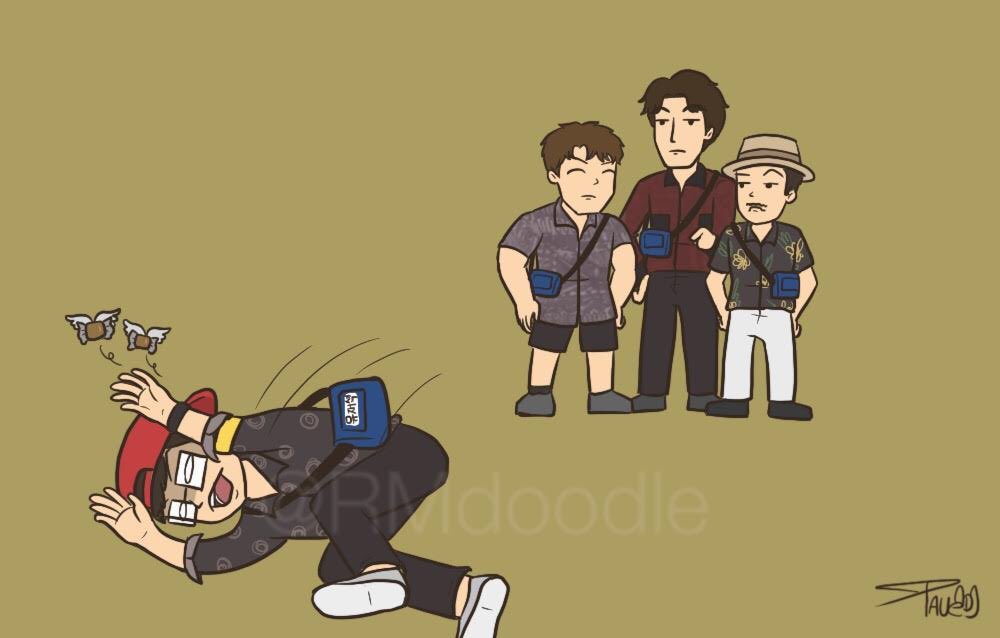 Running Man Doodles tweet media