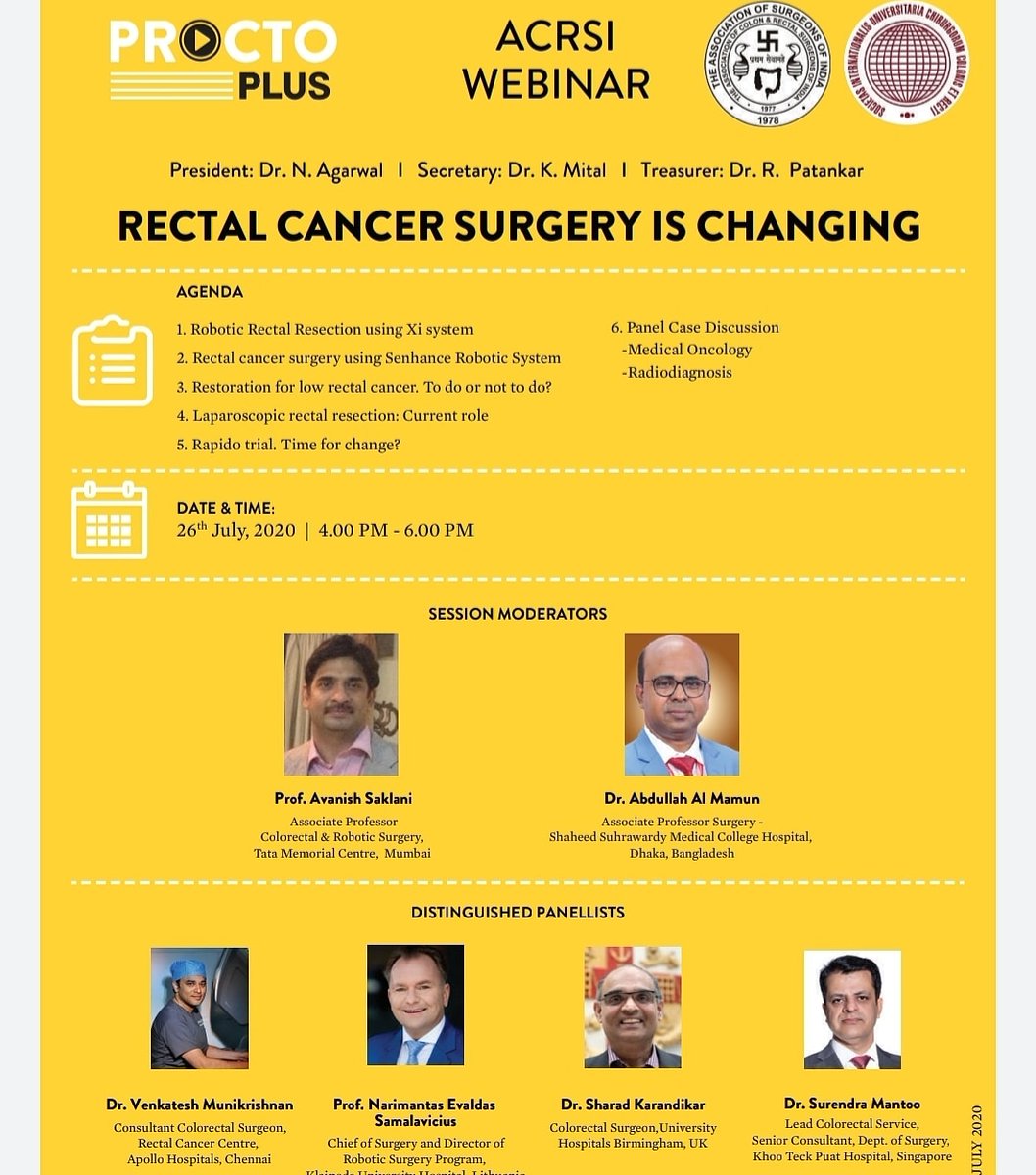 venky72's tweet photo. #rectalcancer #surgery #acrsiwebinar #sundaycme 😉
@SWexner @ManishChandSurg @DeliaCortesGuir @juliomayol @AntoniodeLacy @AntoninoSpin @HospitalsApollo @Neil_J_Smart @ColorectalDis @SurgJournal @escp_tweets @debby_keller @sjnurkin @vincentobiasMD @IntuitiveSurg @AppliedMed_CRS https://t.co/nFzoeOMoB4