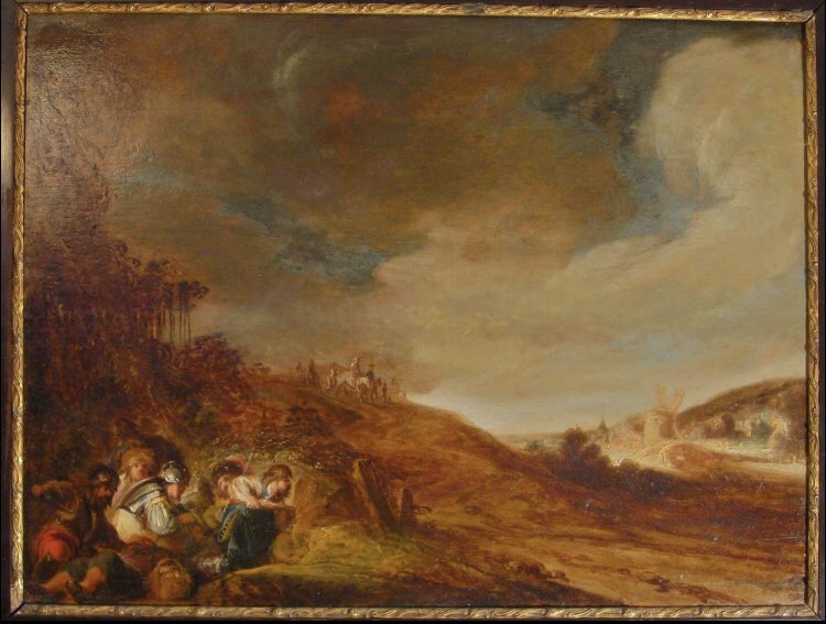 phineas1848's tweet photo. #DutchArt paintings #Bega #Metsu #Cuyp #VanOstade #VanEverdingen #Steen #VanDerPoel #Wouwerman #Nouts featured in US auction. #17thCentury #Baroque #Rembrandt #Rubens #FlemishArt #WestIndiaCompany #DutchLandscape George Way https://t.co/YnCJIdXgRT https://t.co/4t2EExqj5Z