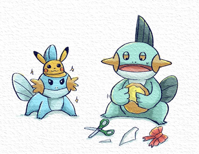 ナギとペリッパー このレトロなコスチューム マジマジにすこだな うやむやのイラスト