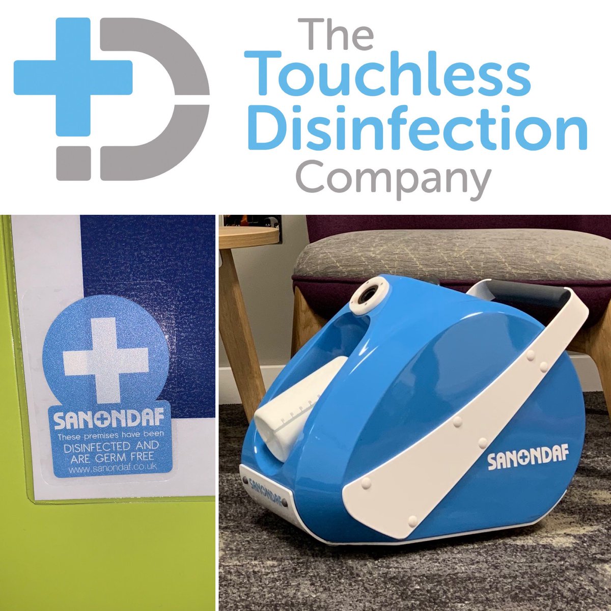 SanondafEdin's tweet photo. Have your premises, work environment or social spaces been given the #Sanondaf seal by us?! We use innovative #Sanondaf touchless disinfection technology to treat air &amp; surfaces bringing environments back to ZERO 🦠 😷 🦠 😷 Drop us an 📧 enquiries@touchlessdisinfection.co.uk https://t.co/xshZlKDXnK
