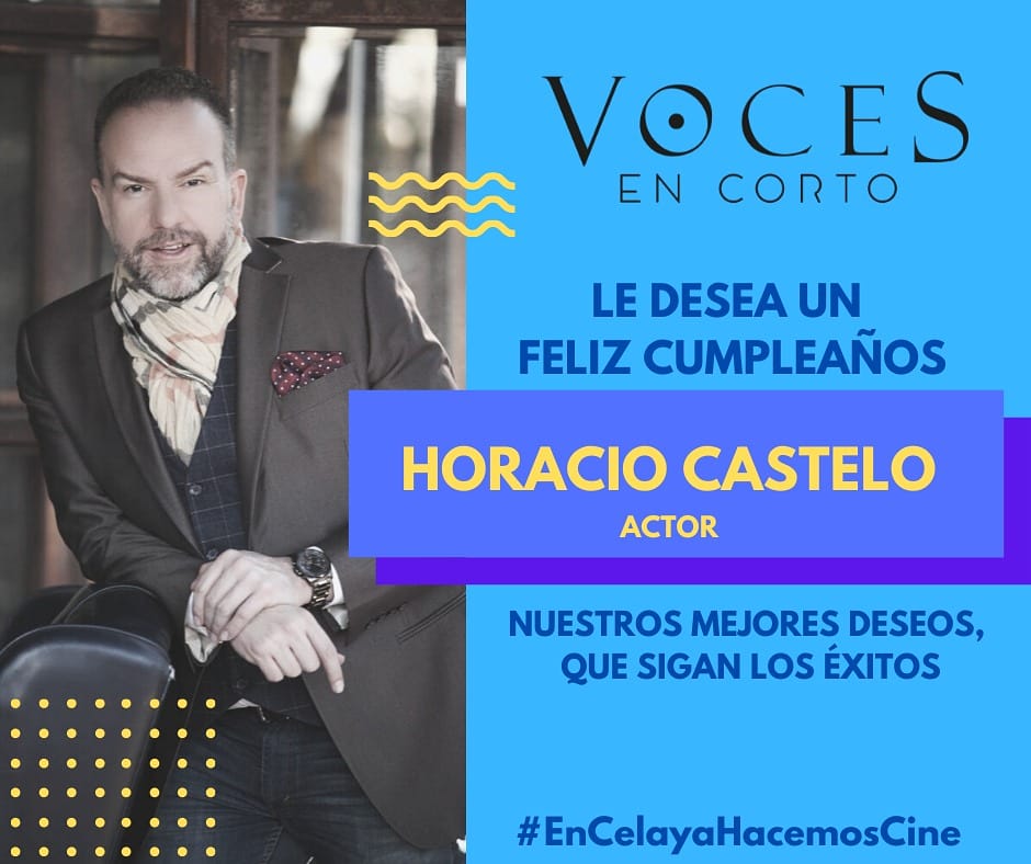 vocesencorto's tweet photo. Abrazo a nuestro amigo, actor y jurado de #vocesencorto. FELICIDADES #HoracioCastelo https://t.co/Qhhy0SGSOQ