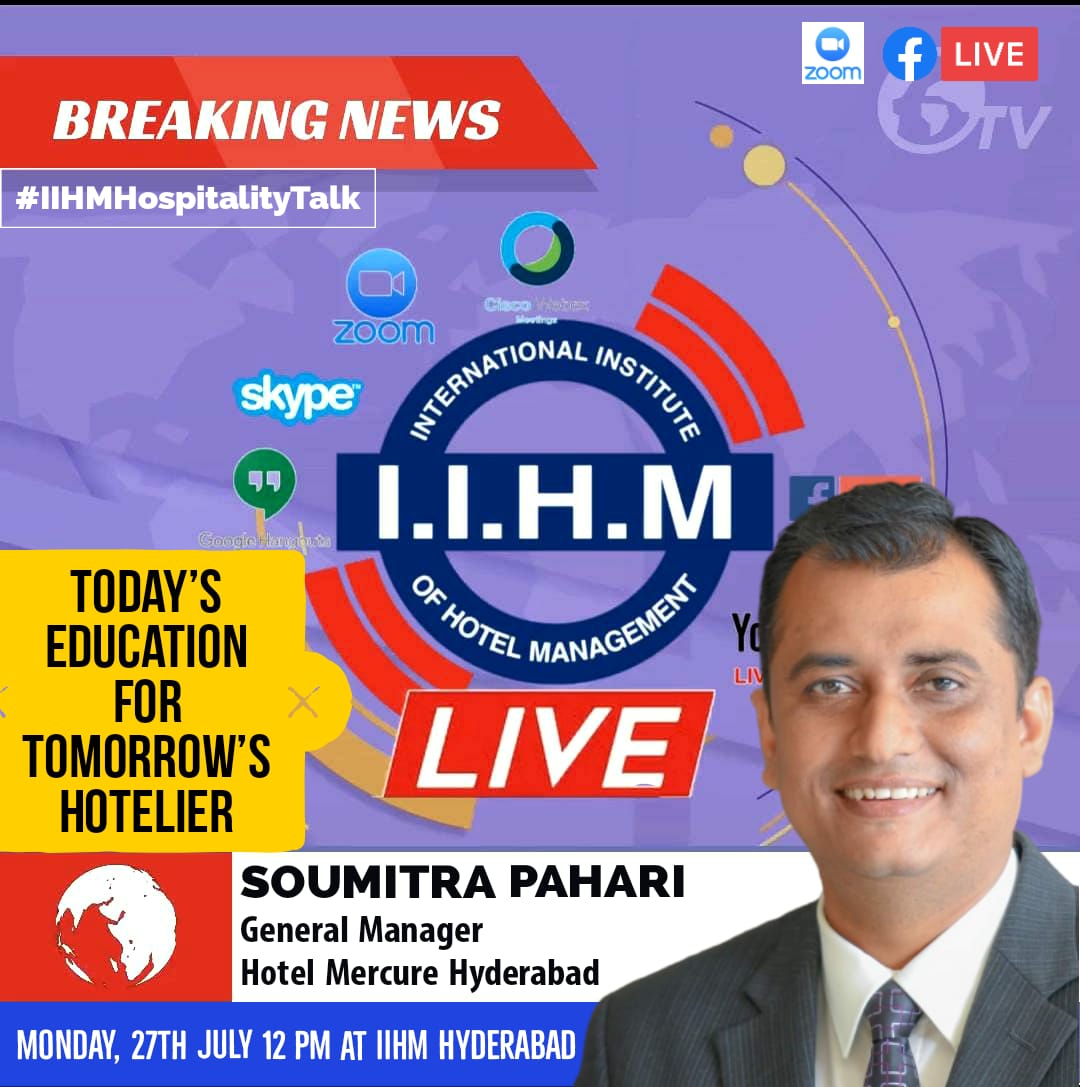 IIHMHyderabad's tweet photo. @IIHMHyderabad : Hospitality Talk on Today's Education for Tomorrow's Hotelier by Mr. Soumitra Pahari GM Hotel Mercure Hyderabad!! 

@subornobose 
@JImmanue 
@IIHMHyderabad 
@IIHMHOTELSCHOOL 
#Hospitalitytalk https://t.co/d1lMoUbF3t