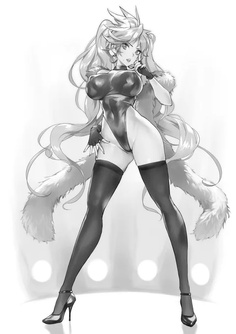 #絵をモノクロにするとかっこいい 