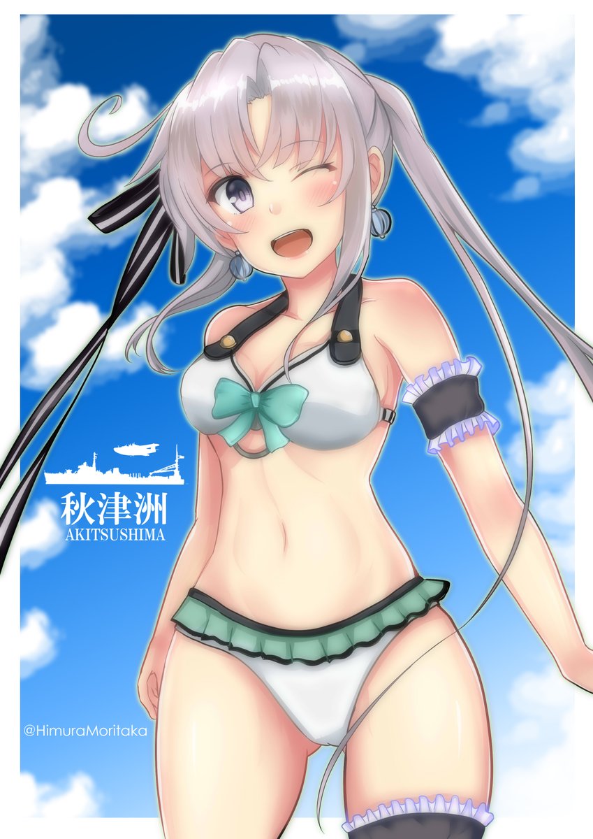 秋津洲(艦これ) 「#艦これ版真剣お絵描き60分一本勝負 
#艦これ版真剣お絵描き60分一本勝負_2」|火村 モリタカ＠/5月COMITIA144（B51a)/その次は神戸かわさき10のイラスト