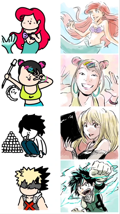 今日も@horipu とライブしました〜
私とほぼ同じ時間で描いてるのバケモノだなって思う。

↓保存はこちらでできます↓
https://t.co/2OrAGn7x5w 