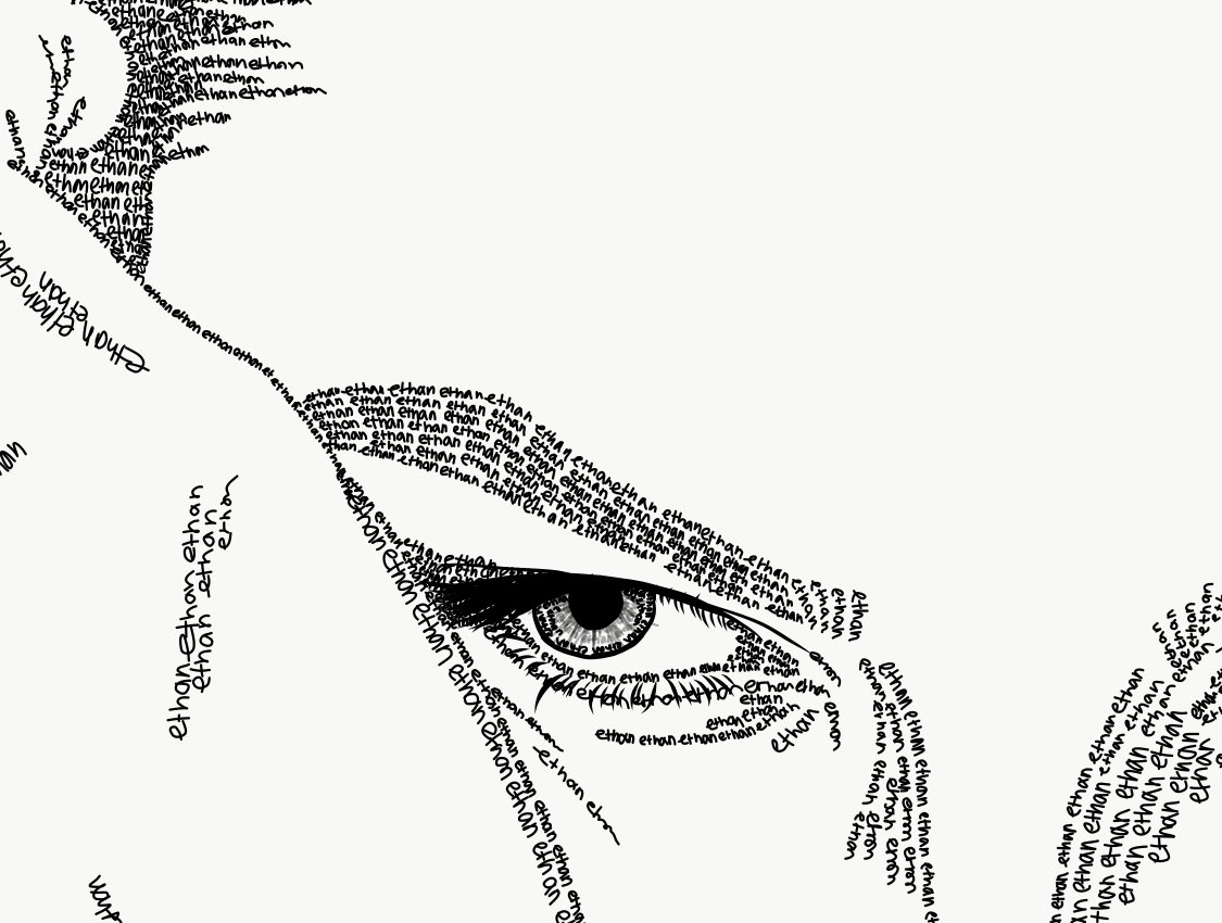 iamsoph__'s tweet photo. ~ethan name drawing~ 

i drew this whole thing using just ethans name. it look me so long but i think i’m proud of how it turned out! 

hope you like it 🤍
@EthanDolan https://t.co/4x8ch8z4yC