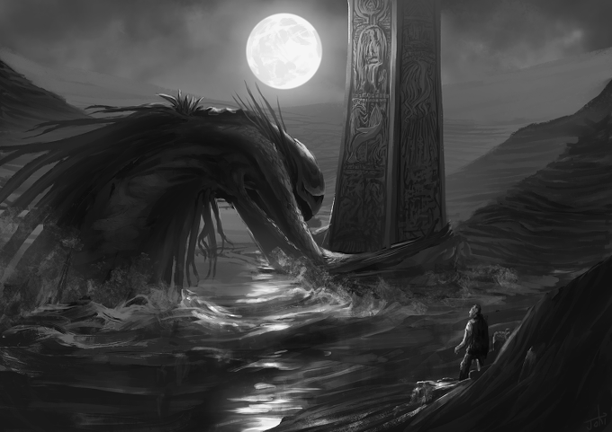 絵をモノクロにするとかっこいいのtwitterイラスト検索結果 古い順