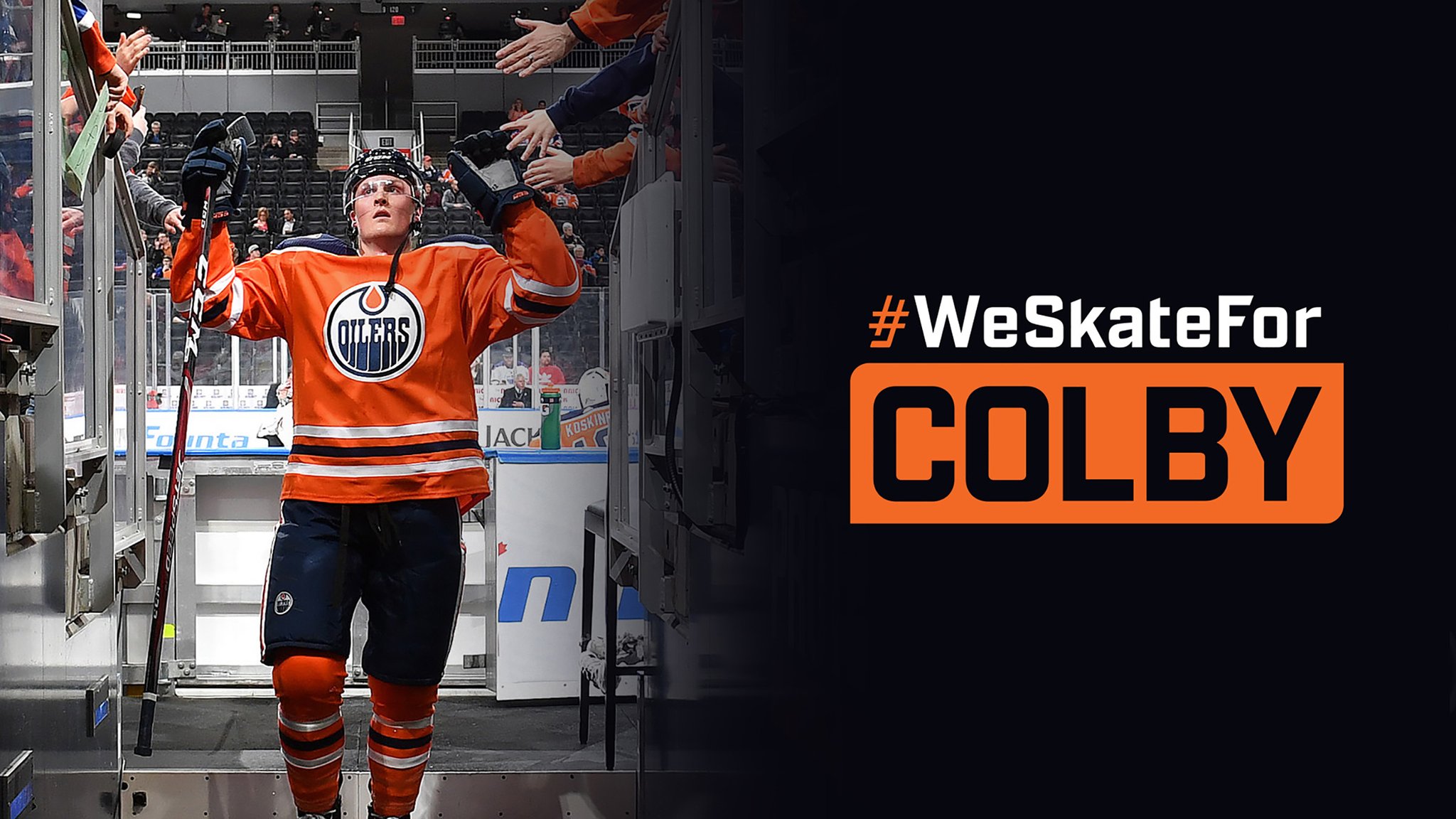 Edmonton Oilers on X: Today & every day, #WeSkateFor Colby. ๐งก๐ # Oilers training camp wraps today with a scrimmage at 1pm MT in honour of Colby Cave & in support of the