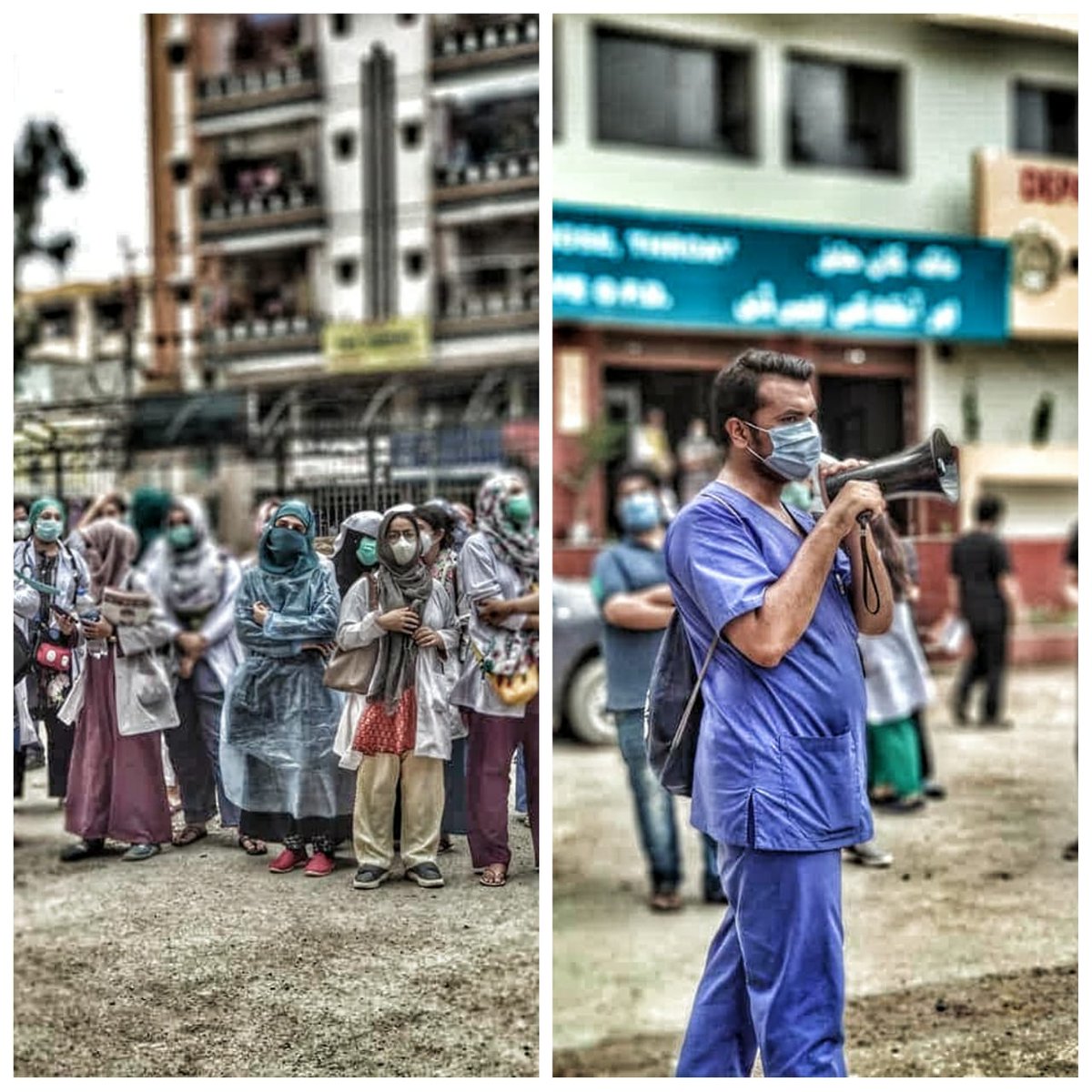 SumbulNadeem3's tweet photo. When there is injustice you have to fight!
@ImranKhanPTI @ImranIsmailPTI @ArifAlvi @ArsalanGhumman @MNajeebHaroon @dr_imranshah @MoulviMahmood @KhurrumZamanPTI @zfrmrzaInjustice
#WithdrawTerminationOfASHdoctors
#JusticeForASHdoctors
#AbbasiShaheedHospital #Karachi
@iqrarulhassan https://t.co/7cFl6giJgR