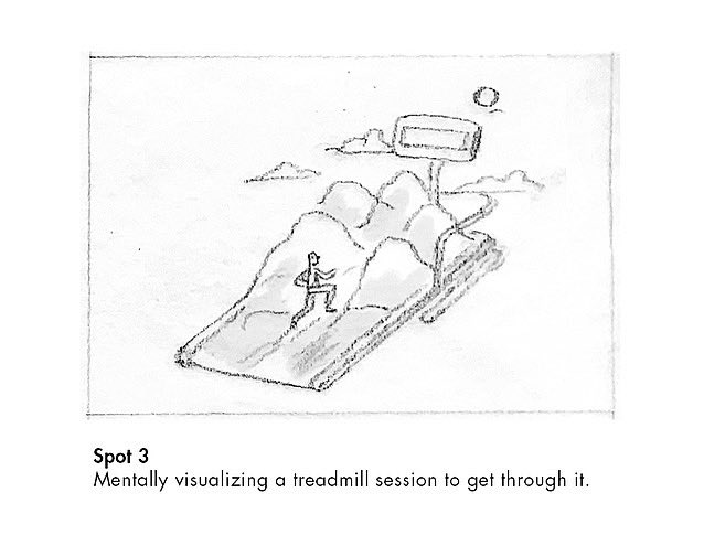 For @nike, on building a tenacious mindset with mental visualizations. Thank you @brianbantog for endlessly visualizing my disheveled sketches and concepts too... #nike #epicreact