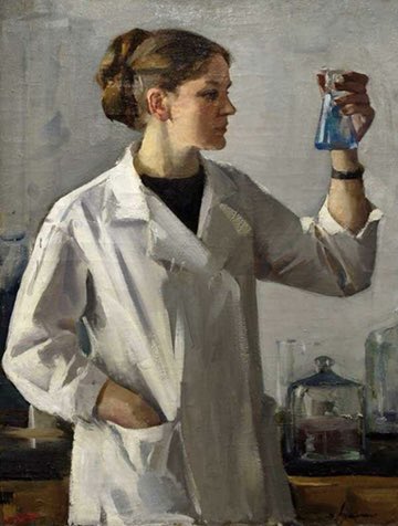 Strong women following their passions.5. Laboratory Assistant by Oleg Leonidovich Lomakin