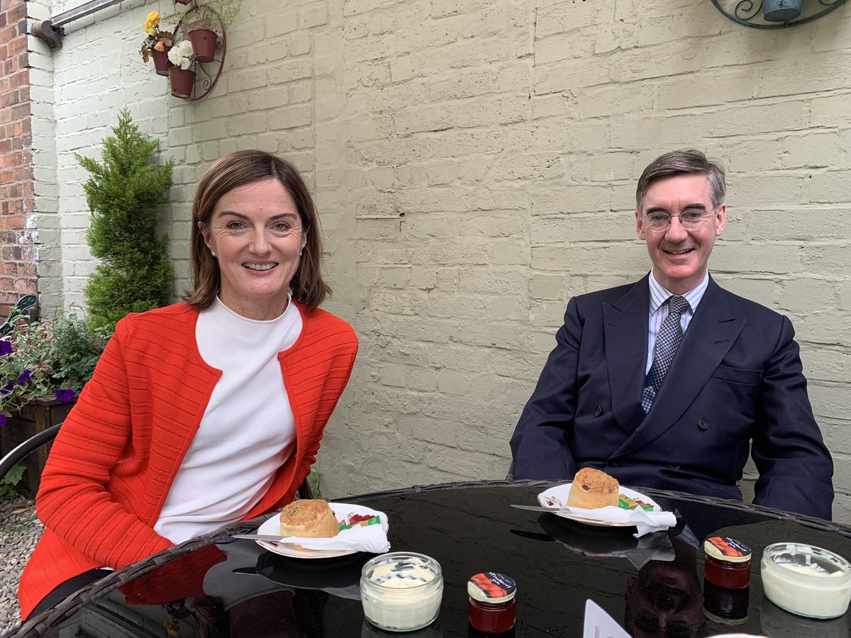 tearoomguideuk's tweet photo. ANOTHER ENGLISH TEA ROOM OPEN
Jacob Rees-Mogg MP, Leader of the House and Lucy Allan MP enjoy afternoon cream recently at the Ironbridge antiques arts & crafts 01952 433124 in Ironbridge.
#creamteas #afternoontea #tearoomguide @IronbridgeAAC
@Jacob_Rees_Mogg @lucyallan https://t.co/p0zEmkkeOG