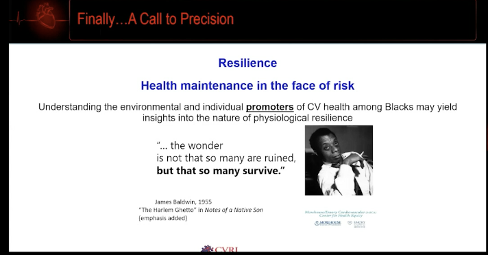 Race itself is a social construct but what is the mechanism of race impacting disease?Racism itself can cause diseaseThere are disparities, they are real but people survive. And thrive. (despite the expectation of bad outcomes) #ASPC20  @JHS_HeartStudy  #heartofprevention