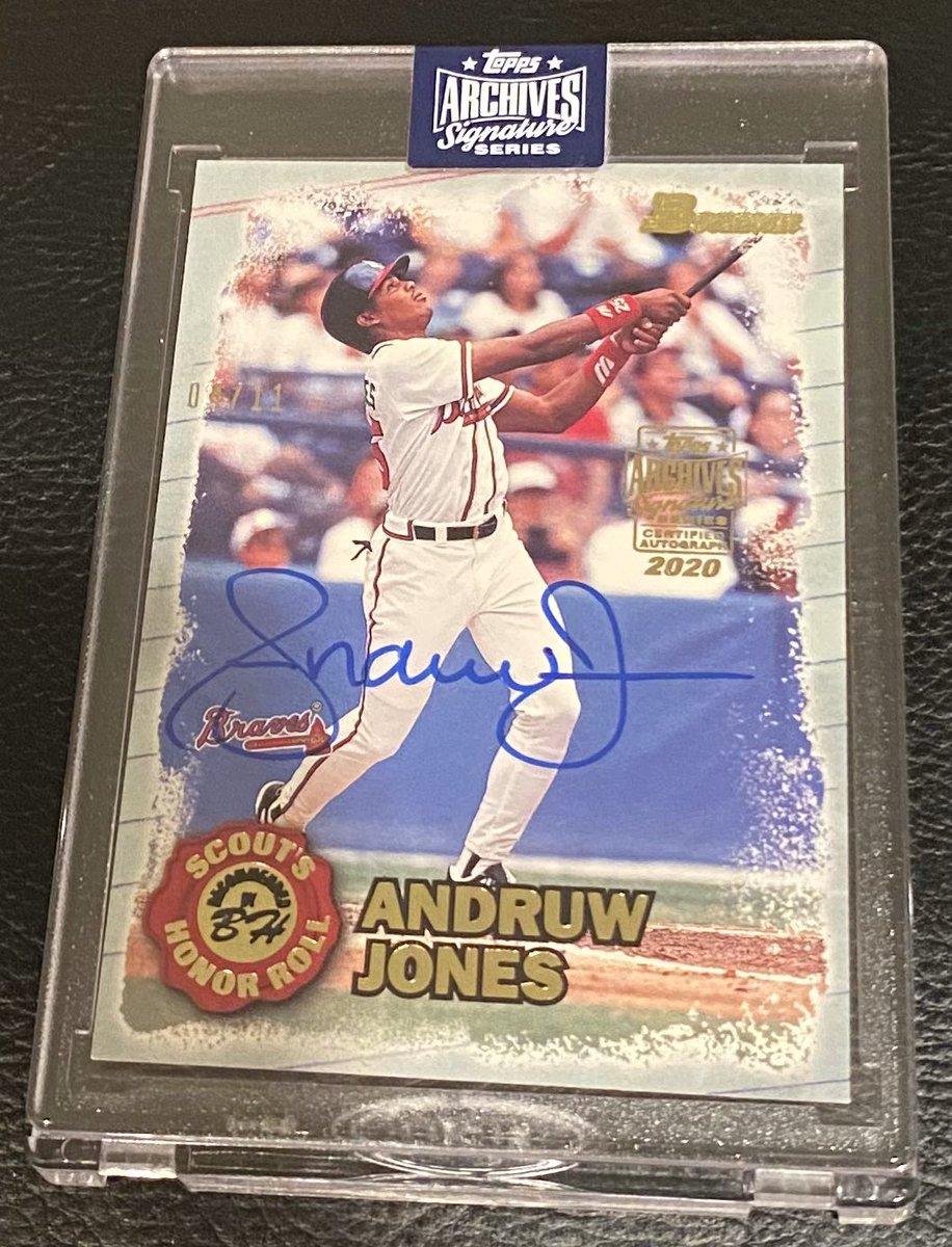 BXTR20's tweet photo. @midwestboxbreak @PhilsPulls Something for #Braves fans! 

Jones /11 $40 shipped 
2018 hightek pache and albies /25 $45 shipped
Paolini 1st auto $15 shipped 
Take all for $90 
@HobbyConnector https://t.co/D2fXJ1hPRL