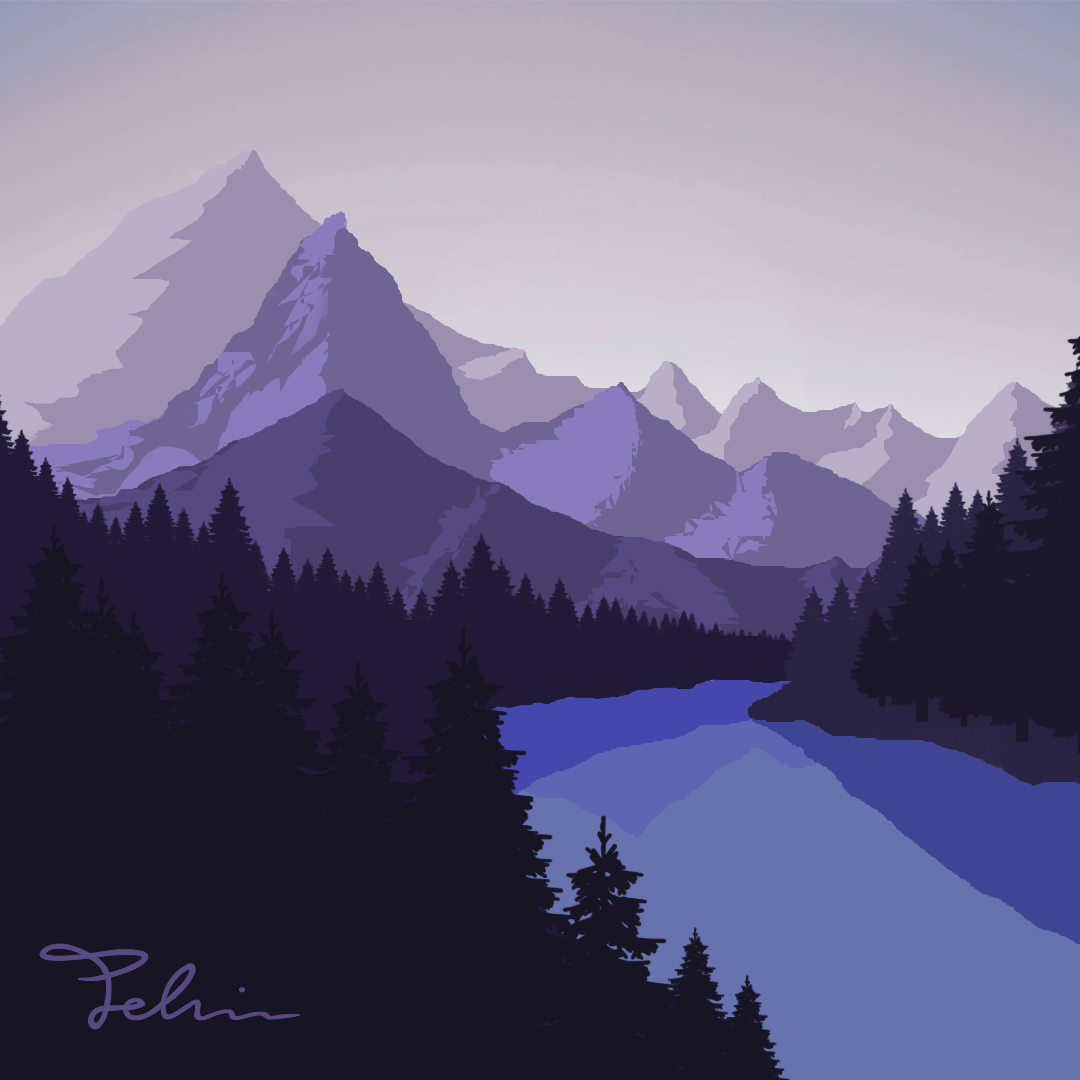 FelrinActually's tweet photo. I’ve always adored flat landscapes, but never had the chance to try creating one until now. I really love how it turned out. What do you think?
#study #landscape #art #flat #flatlandscape #mountains #DigitalArtist #digitalillustration #illustration #conceptart #nature #lake https://t.co/tjpyeEfxoJ