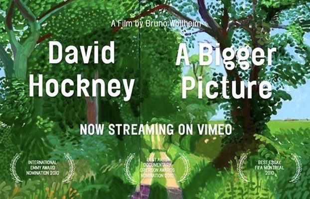 HockneyUnlocked's tweet photo. If you've been enjoying these short films, whisk yourself away  to the Yorkshire countryside this weekend with David Hockney. The full documentary is available to stream on Vimeo. We hope you enjoy! https://t.co/ALP2PTVXCq https://t.co/vRZhASdFSN