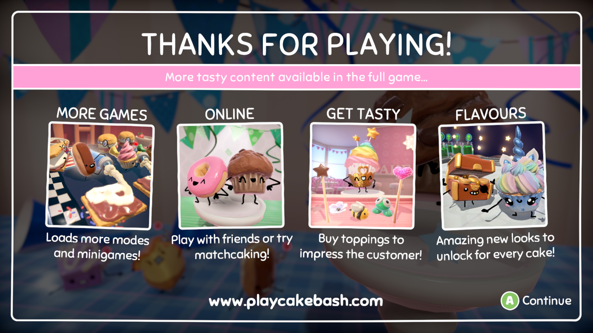fabhtex's tweet photo. Minha recomendação da #XASummerParty Cake Bash, uma espécie de Mario Party + Candy Crush. Divertido de jogar até com bots, imagina um online cheio como vai ser a zueira. #CakeBashDemo #XboxShare https://t.co/wZxCSPpFIu