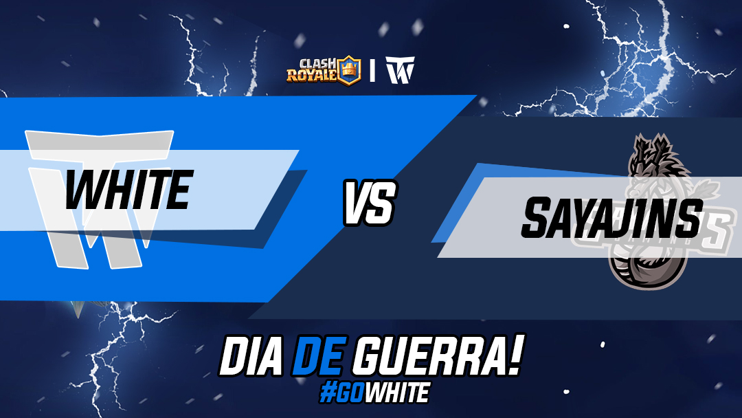 _TeamWhiteCR's tweet photo. Estamos de volta ao Clash Royale, e em nossa reestreia hoje enfrentaremos a equipe @sayaj1ns as 19hrs. #GoWhite https://t.co/8akR4zo381