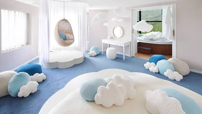 一度は行ってみたい！星野リゾートの「雲スイート」のお部屋が素敵！