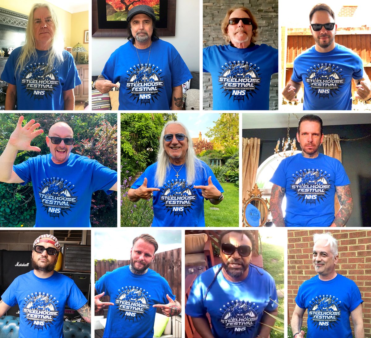 £11,250 raised from the sale of the Steelhouse NHS charity T shirt!!! THANKS! Diolch!Being donated to the Royal Gwent ICU in Gwent 🏴󠁧󠁢󠁷󠁬󠁳󠁿#steelhousefestival