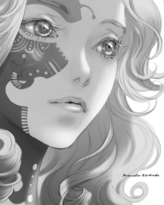 #絵をモノクロにするとかっこいい 
タグに乗りますよ 