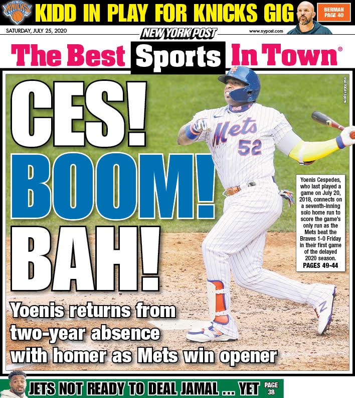 nypostsports's tweet photo. CES! BOOM! BAH! https://t.co/jBzoUAJiRm https://t.co/VtGI97sY0V