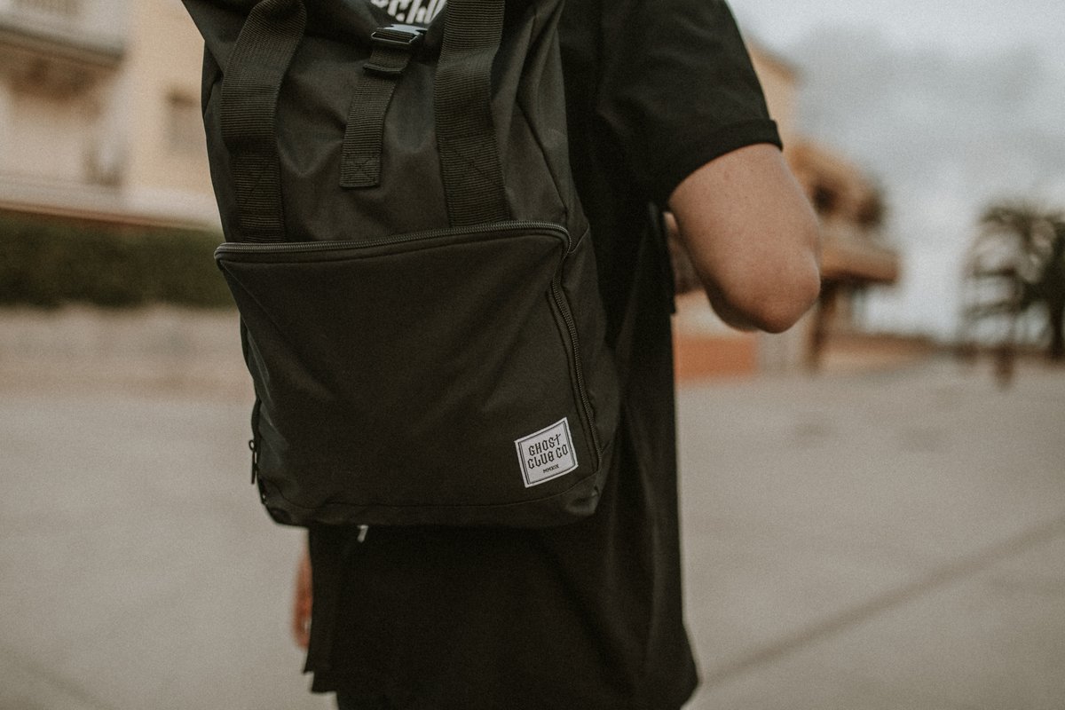 Staple Roll-Top backpacks ⚡️

• 14L capacity
• Front pocket organiser section
• Zippered internal pocket
• Available in Black, Burgundy &amp; Mustard 

We ship worldwide 🌍 

ghostclub.co

#streetwearstore