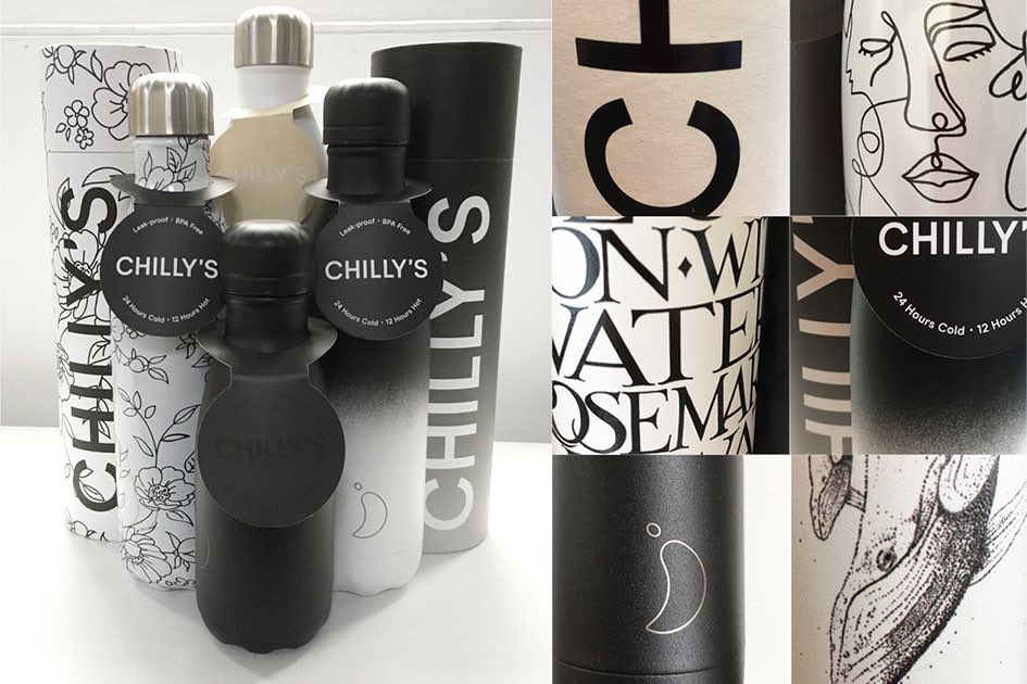 Don't accept anything but the #best #reusable #waterbottle Sometimes it's black and white <a href="/Chillysbottles/">Chilly's</a> #leakproof #24hourscold #12hourshot #BPAfree #stivesshop